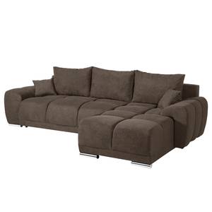 Canapé d'angle Westwell (convertible) Microfibre - Microfibre Bobil: Marron gris