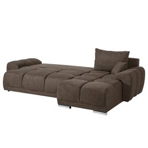 Canapé d'angle Westwell (convertible) Microfibre - Microfibre Bobil: Marron gris