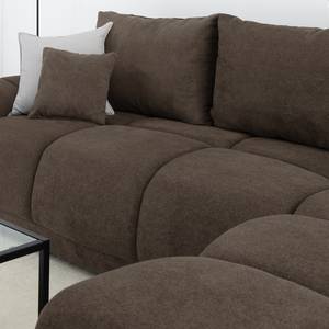 Canapé d'angle Westwell (convertible) Microfibre - Microfibre Bobil: Marron gris