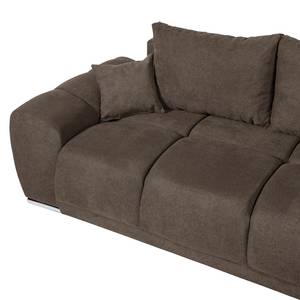 Canapé d'angle Westwell (convertible) Microfibre - Microfibre Bobil: Marron gris