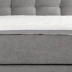 Boxspringbett Maum I Microfaser - Platin