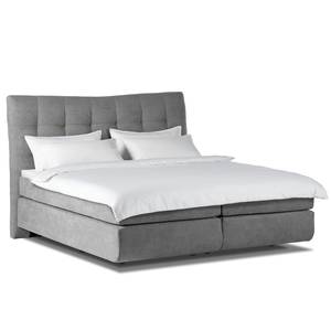 Letto boxspring Maum I Microfibra - platino