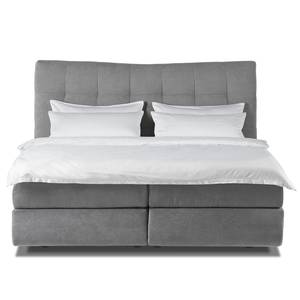 Letto boxspring Maum I Microfibra - platino