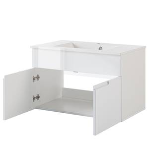 Meuble lavabo Larado Blanc brillant / Blanc