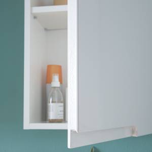 Armoire suspendue Larado Blanc brillant / Blanc