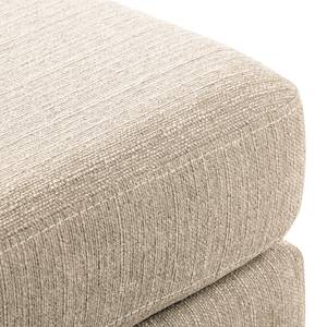 Ecksofa Croom Webstoff - Webstoff Polia: Kaschmir - Longchair davorstehend links - Ohne Hocker