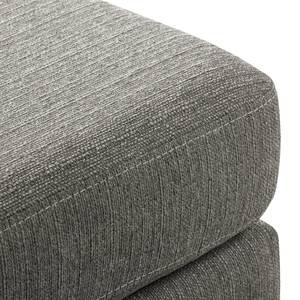 Ecksofa Croom Webstoff - Webstoff Polia: Fango - Longchair davorstehend links - Ohne Hocker