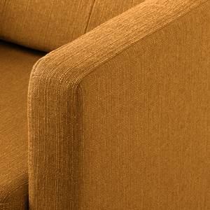 Ecksofa Croom Webstoff - Webstoff Polia: Bisquit - Longchair davorstehend links - Ohne Hocker