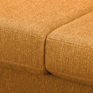 Ecksofa Croom Webstoff - Webstoff Polia: Bisquit - Longchair davorstehend links - Ohne Hocker