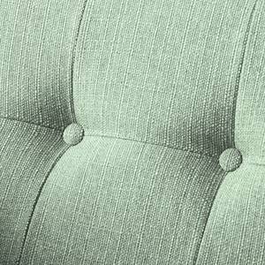 Canapé d’angle Croom Tissu - Tissu Polia: Gris menthe - Méridienne courte à gauche (vue de face) - Sans repose-pieds