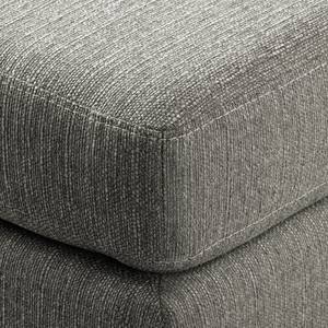 Ecksofa Croom Webstoff - Webstoff Polia: Fango - Longchair davorstehend rechts - Ohne Hocker