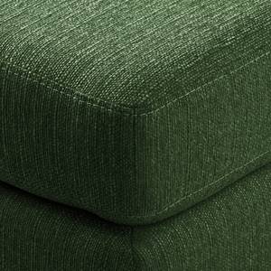 Canapé d’angle Croom Tissu - Tissu Polia: Vert vieilli - Méridienne courte à droite (vue de face) - Sans repose-pieds