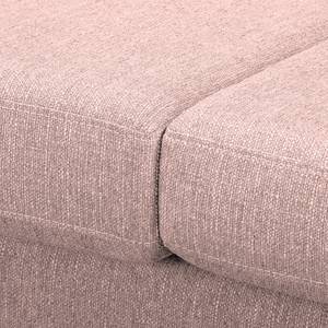 Ecksofa Croom Webstoff Polia: Mauve - Longchair davorstehend rechts - Ohne Hocker