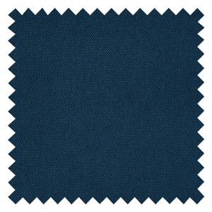 Hoekbank Croom fluweel - Velours Krysia: Donkerblauw - Longchair vooraanzicht links - Zonder hocker