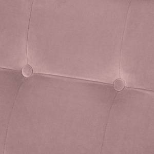 Divano angolare Croom Microfibra - Velluto Krysia: mauve - Longchair preimpostata a destra - Senza Sgabello