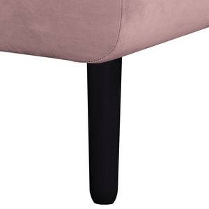 Canapé d’angle Croom Velours - Velours Krysia: Mauve - Méridienne courte à droite (vue de face) - Sans repose-pieds