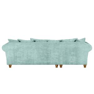 Ecksofa Colares Cord Babyblau - Longchair davorstehend links