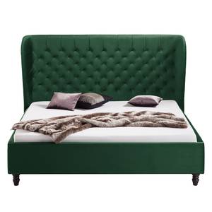 Letto imbottito Monroe Verde antico - 140 x 200cm