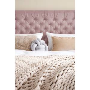 Gestoffeerd bed Monroe fluweel Mauve - 180 x 200cm