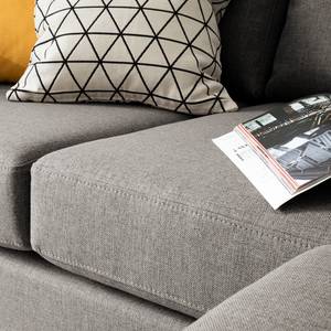 Ecksofa MAISON 2-Sitzer mit Longchair Webstoff - Webstoff Inas: Cubanit - Longchair davorstehend rechts