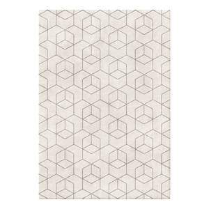 Hoogpolig tapijt Opus textielmix - Crème - 160 x 230 cm