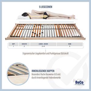 Lattenbodem MEDISTAR KF beukenhout/lichtbruin - 100 x 200cm