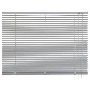 Jalousie aluminium roestvrij stalen look - 80x175cm - Zilver - 80 x 175 cm