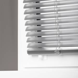 Jalousie Aluminium Edelstahl-optik - 180x175 cm - Silber - 180 x 175 cm