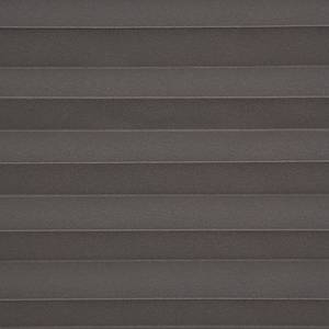 Store plissé sans perçage free Polyester / Aluminium - Gris - 50 x 130 cm