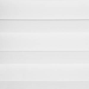 Klemmfix Doppelrollo Just Blickdicht Polyester - Weiß - 120 x 160 cm
