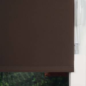 Klemmfix Rollo Win Blickdicht Polyester - Braun - 100 x 160 cm