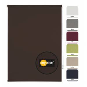 Klemmfix Rollo Win Blickdicht Polyester - Braun - 100 x 160 cm