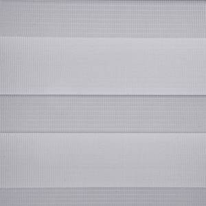 Klemmfix Doppelrollo Just Blickdicht Polyester - Grau - 80 x 160 cm
