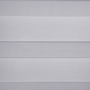Klemmfix Doppelrollo Just Blickdicht Polyester - Grau - 120 x 160 cm