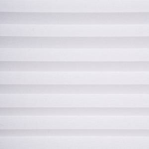 Plissee Klemmfix free Polyester / Aluminium - Weiß - 40 x 100 cm