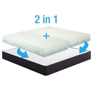 Matelas de mousse froide/gel Sleep Gel 2 7 zones - 180 x 200cm - D2 souple