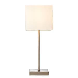 Lampe Aglae Coton / Acier - 1 ampoule - Silver White