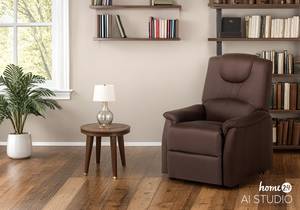 Fauteuil de relaxation Nick Microfibre - Marron