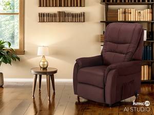 Fauteuil de relaxation Wishart Microfibre - Marron