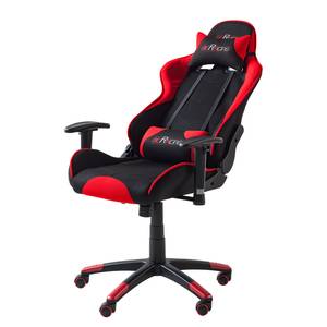 Fauteuil gamer mcRacing I Tissu - Noir / Rouge