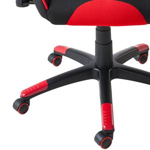 Gaming Chair mcRacing I Webstoff - Schwarz / Rot