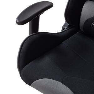 Gaming Chair mcRacing I Webstoff - Schwarz / Grau