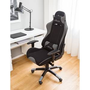 Fauteuil gamer mcRacing I Tissu - Noir / Gris