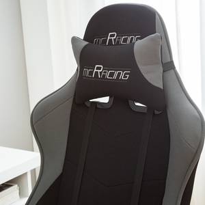 Sedia gaming mcRacing I tessuto - Nero / Grigio