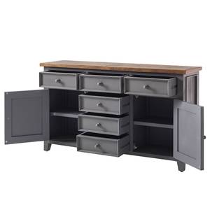 Sideboard Balignton I Kiefer massiv - Grau