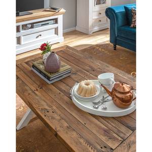 Table basse Balignton Pin massif - Blanc