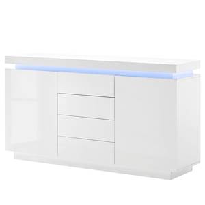 Buffet Emblaze IV Avec éclairage - Blanc brillant