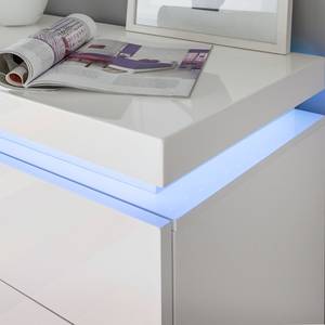 Commode Emblaze II avec éclairage - Blanc brillant