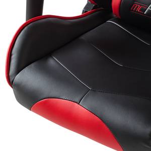 Gaming Chair mcRacer II Ecopelle/Nylon - Nero / rosso