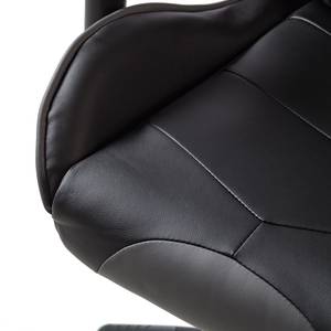 Gaming Chair mcRacer II Kunstleder / Nylon - Schwarz / Grau